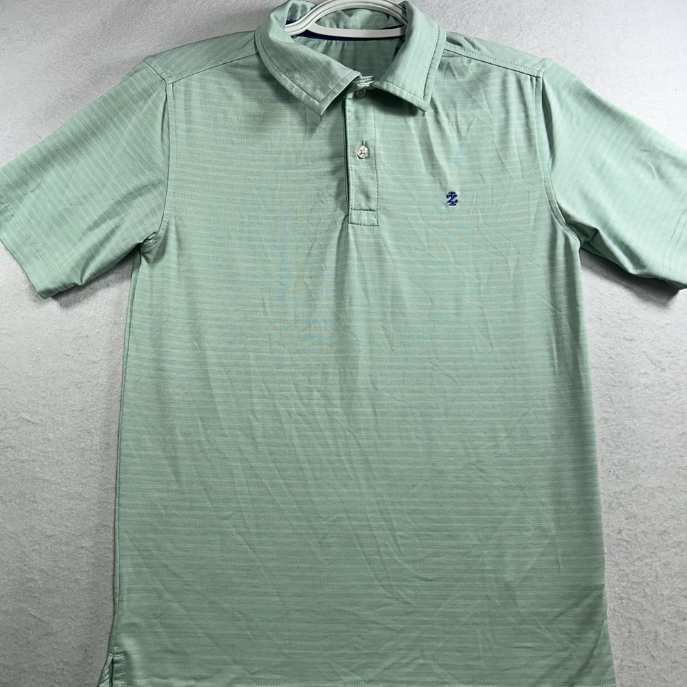 Boys Izod Polo 10/12 Regular Green Pullover